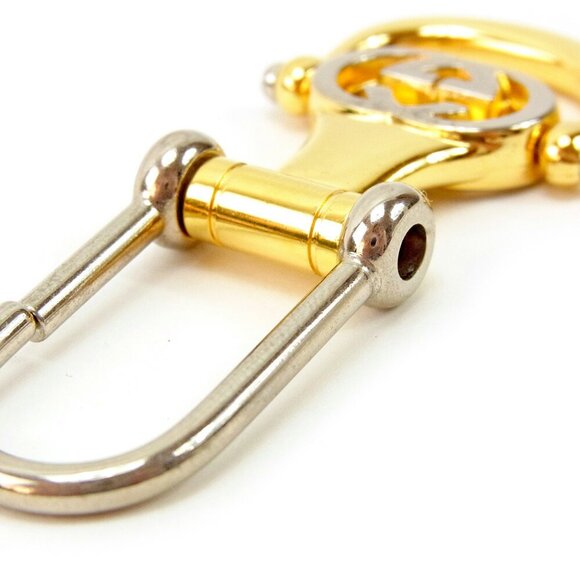 AUTHENTICITY GUARANTEED GUCCI Key Holder Interlocking USED - Picture 3 of 6